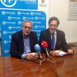 Martínez Bermejo y Enríquez, hoy en la rueda de prensa. Foto: úC
