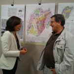 Javier Gutiérrez, durante la presentación de la exposición.