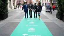 Inauguración alfombra verde de Seminci 2018.