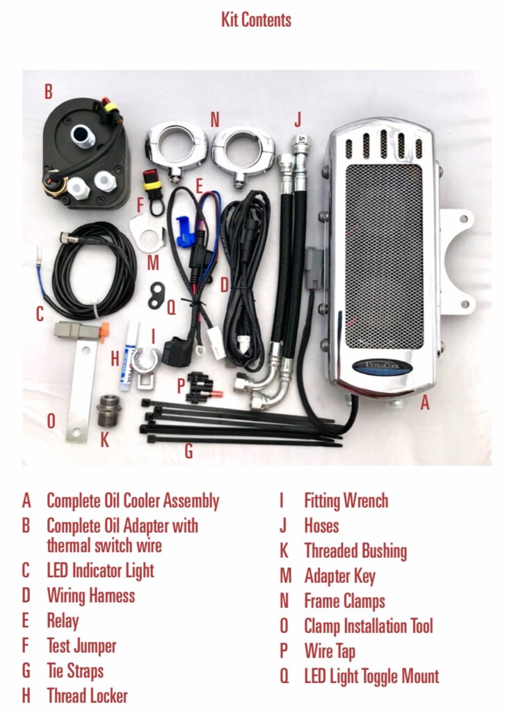 3.0 UltraCool Oil Cooler HarleyDavidson Dyna Side Mount 19932017