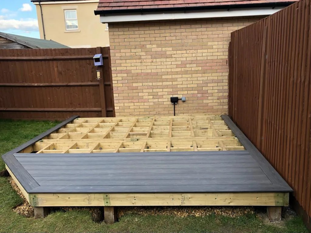 How to Build a Flush Ground Level Decking