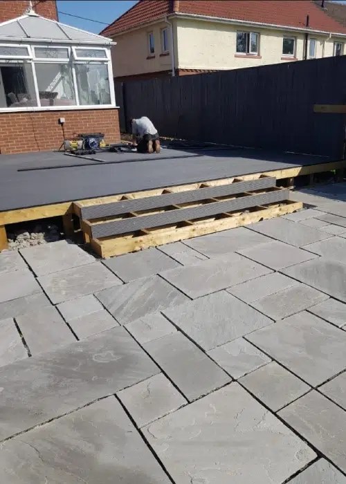 Can You Put Decking Over Paving Slabs?