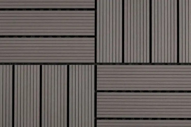 Laying Wooden Decking Tiles On Grass