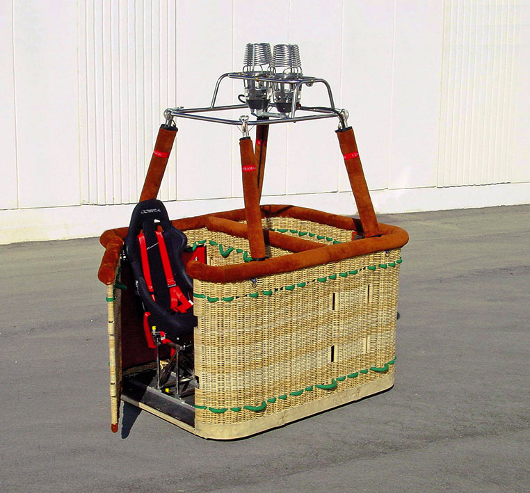 Hot Air Balloon Basket Inside