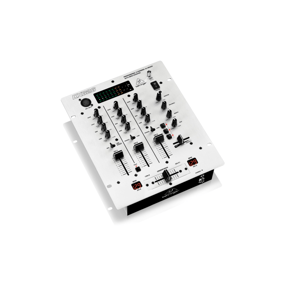 Pro Mixer DX626 Behringer Mezclador de DJ de 3 canales Ultramar Audio