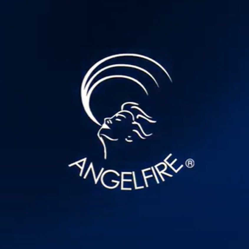 Angelfire® logo which is an illustration of an angel's face blowing
