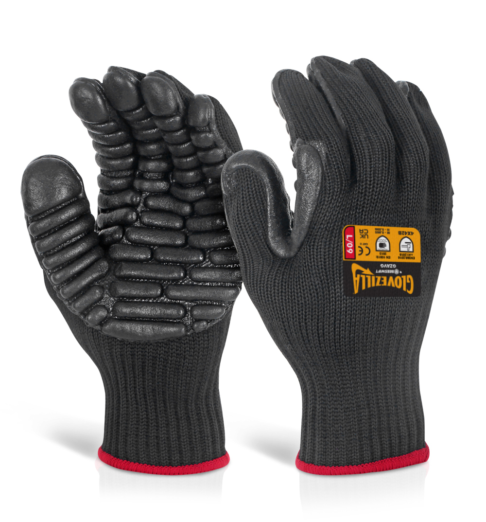 Beeswift Glovezilla Anti Vibration Gloves MCP FIXINGS LTD