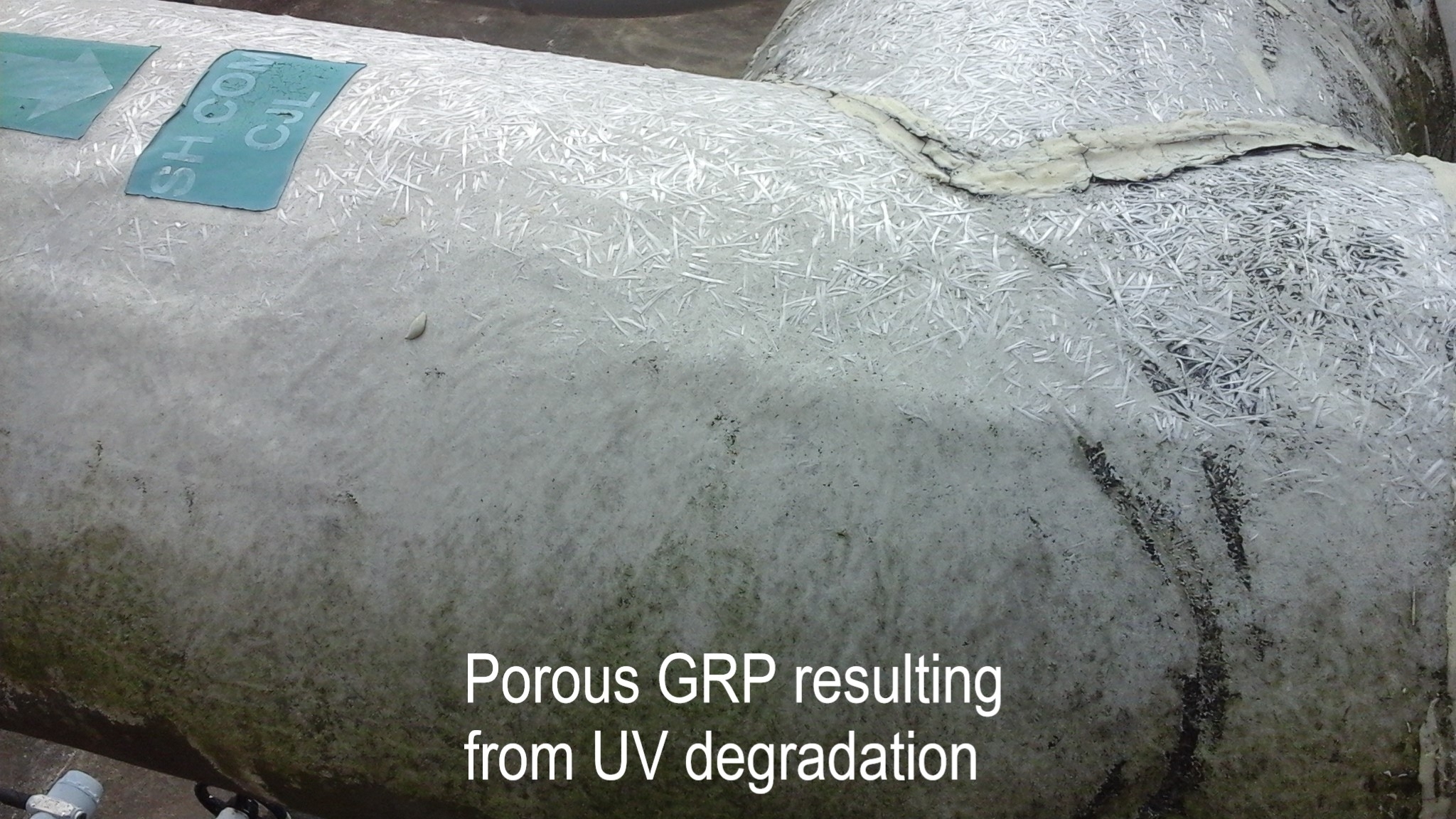 Critical importance of coating UV curing GRP for resistance against UV