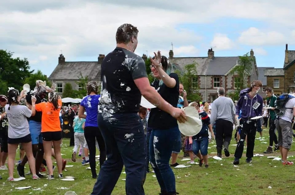 World Record Pie Fight Ulverston News