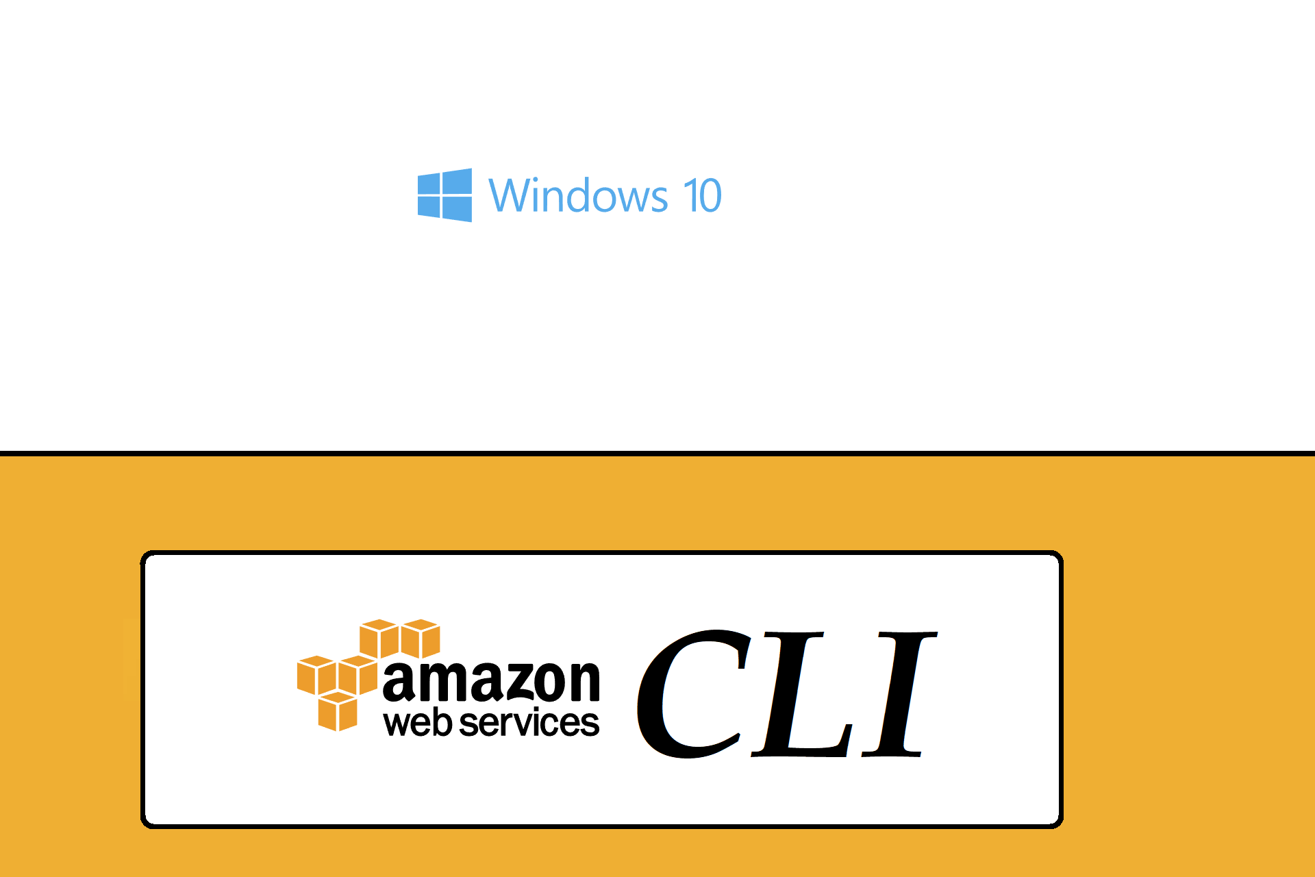 How to install and configure the AWS CLI on Windows 10