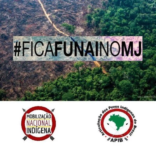 Lugar da Funai é no Ministério da Justiça