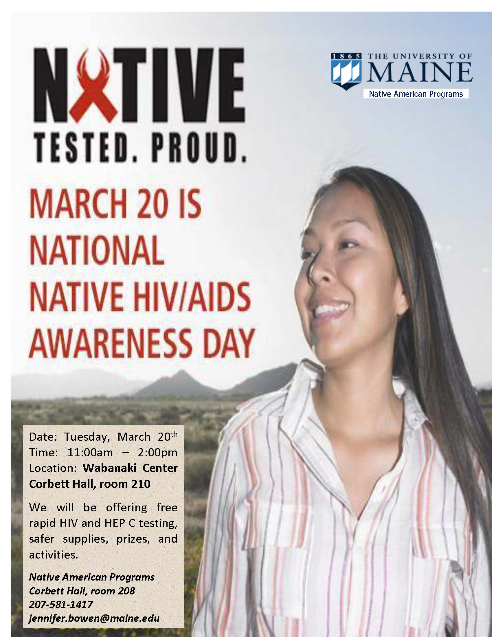 Wabanaki Health and WellnessNational Native HIV awareness day Native