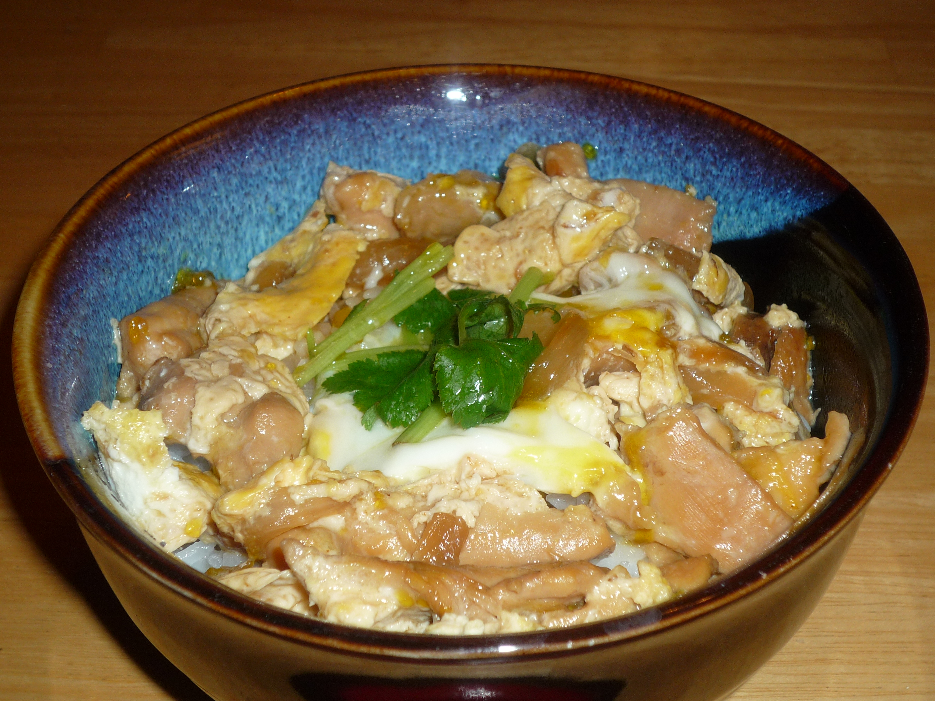 Oyakodon (Chicken and Egg Rice Bowl) Japanese Build a Meal Food Blog