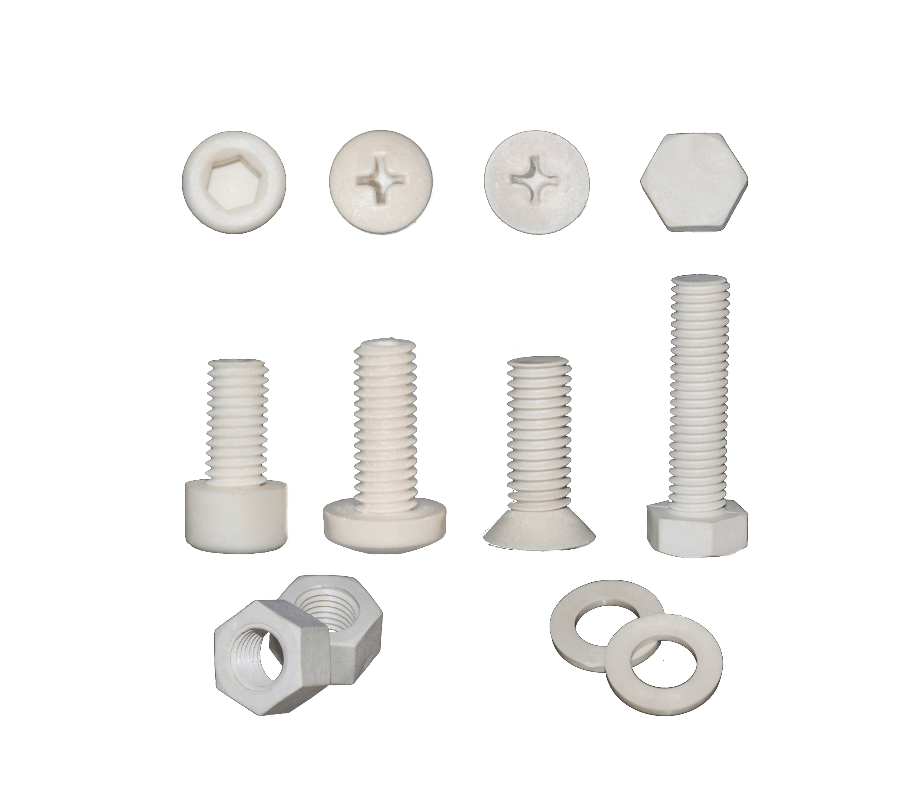 PPS Plastic set screw PPS 61 Plastic screws．Nut．Gasket．Stop screw．hexagon etc 4