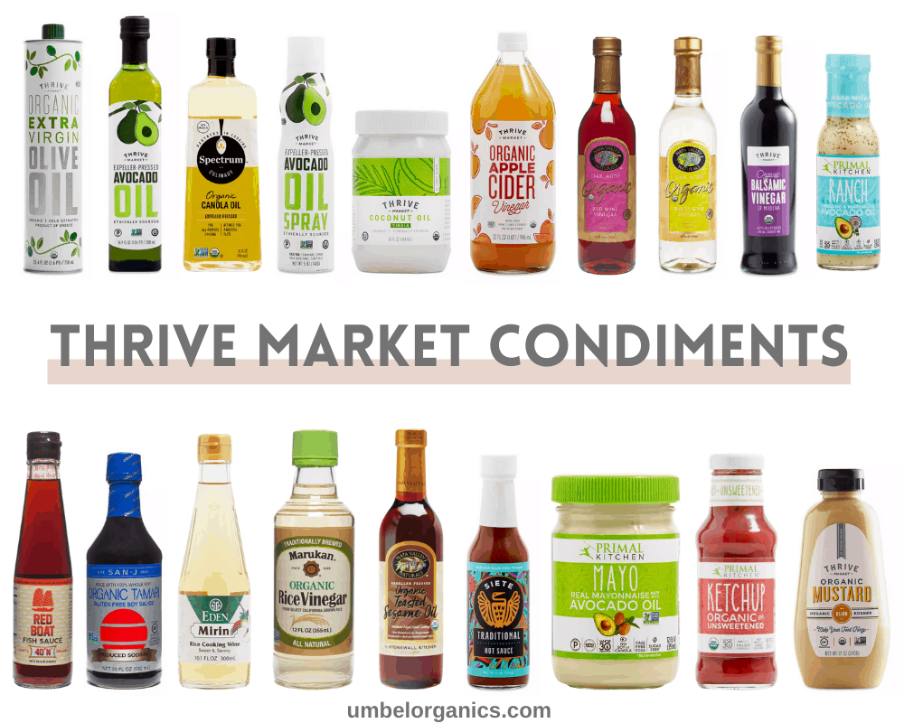 What To Buy At Thrive Market Umbel Organics