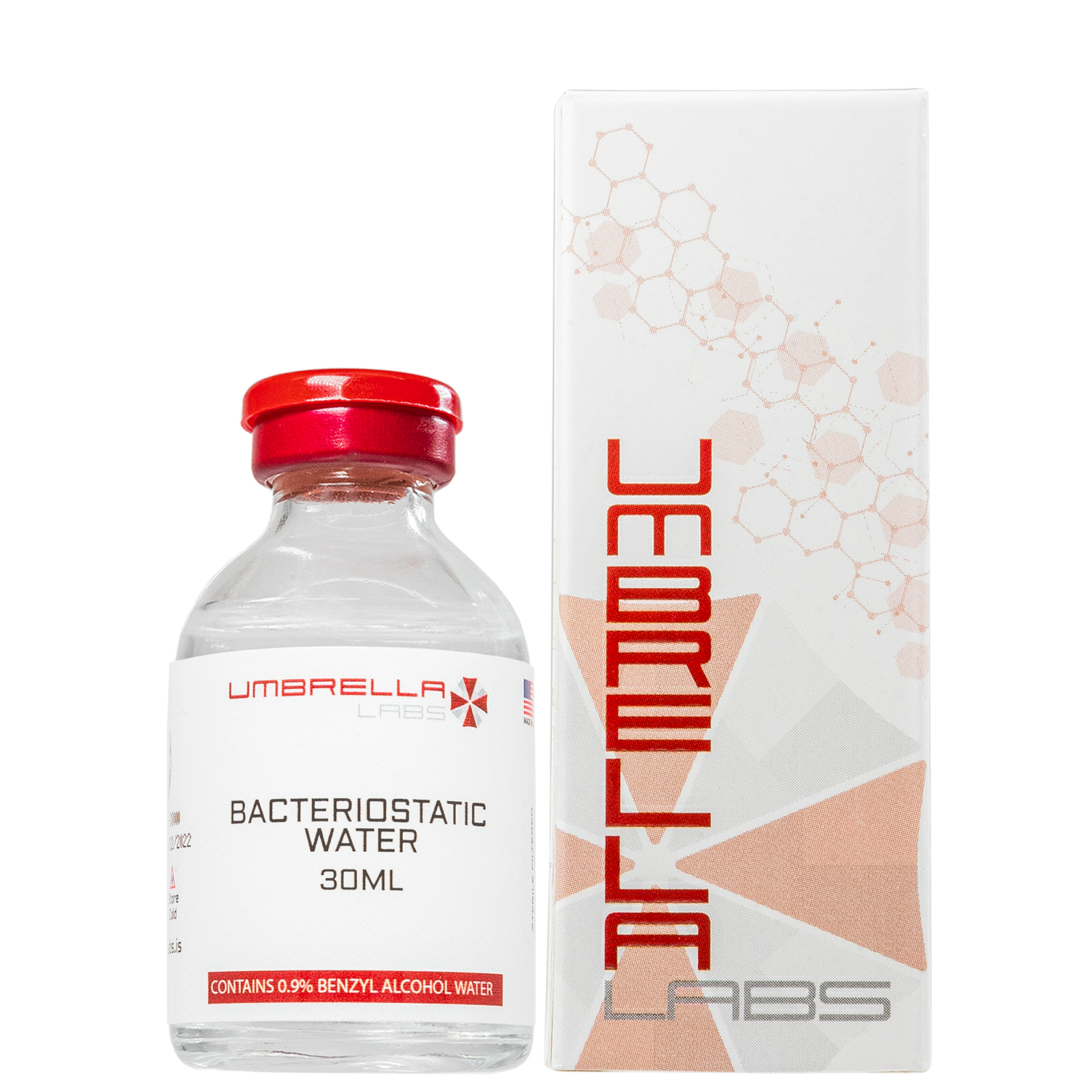 Peptides BACTERIOSTATIC WATER 30ML for Injection BOTTLE FOR PEPTIDES