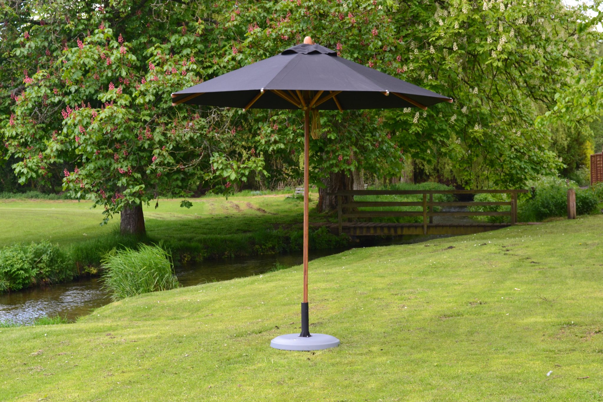 Bambrella Levante Round Bamboo Umbrellas • Umbrella Specialist