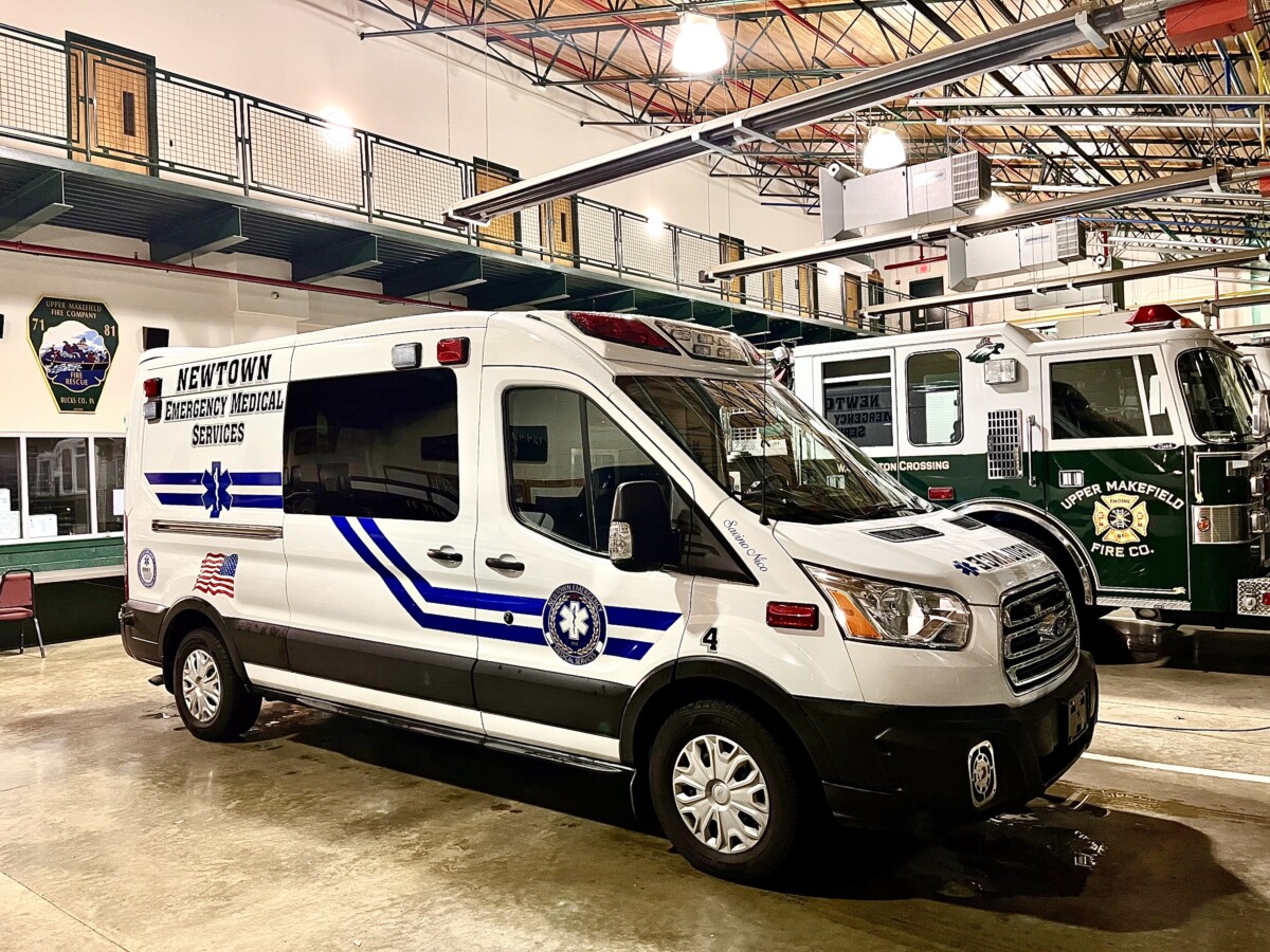 Newtown EMS providing coverage to UMT Upper Makefield Fire Company