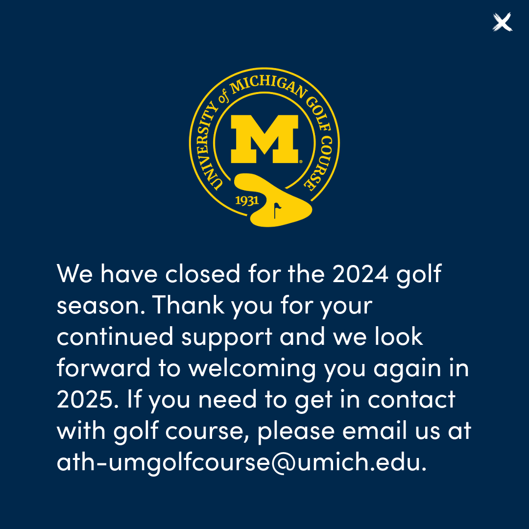 Home University of Michigan Golf Course