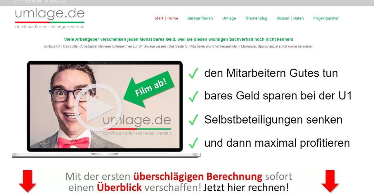 Umlage Umlage U1 berechnen Umlage sparen Sind € 500 je MA drin?
