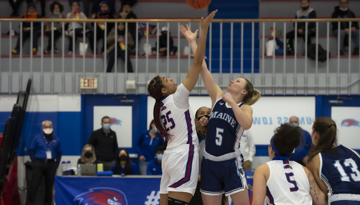 Women’s Basketball River Hawks heartbreaking losses to Maine and Vermont The Connector