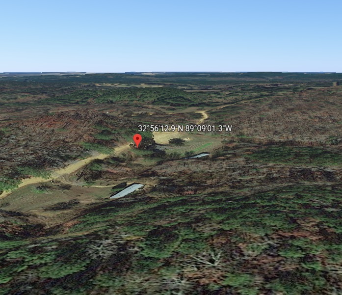 Noxapater Creek Area Mississippi Wooded Acre Lot w/Mobile Home