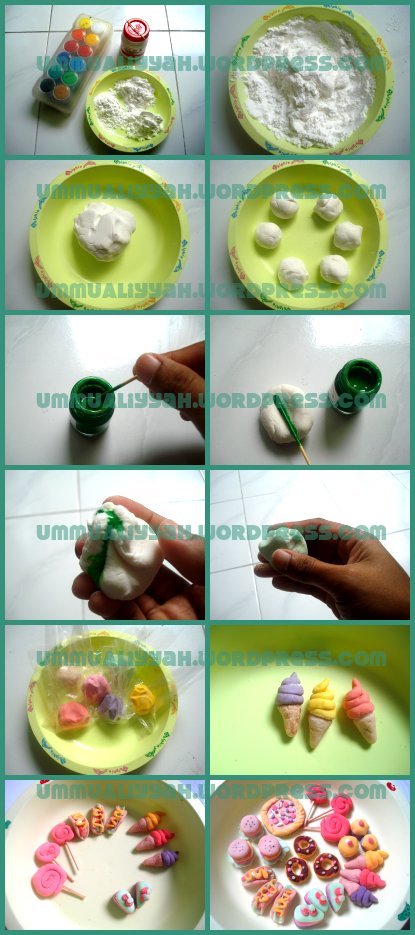 Tutorial Membuat Clay dari Tepung | Ummu Aliyyah Ath Thabrani