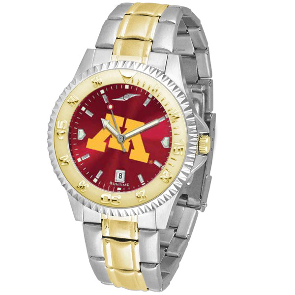 Mens University of Minnesota Sun Time Watch University of Minnesota