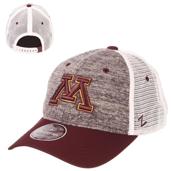 Zephyr Women’s Minnesota M Snapback Baseball Cap University of