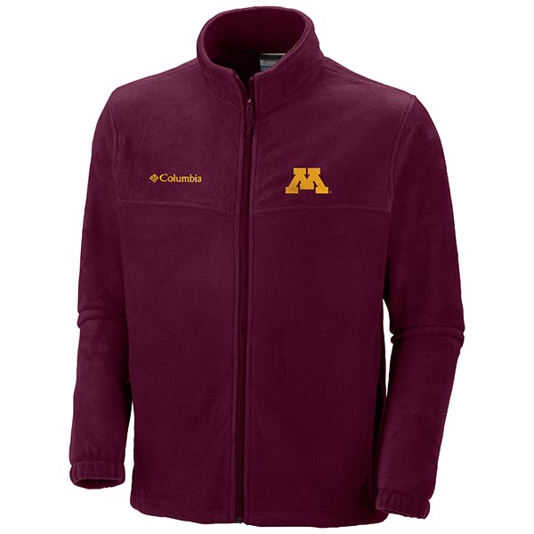 Columbia University of Minnesota M Full Zip Fleece Jacket