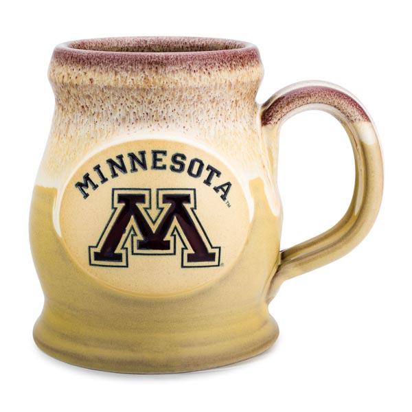 Deneen Pottery Minnesota M Coffee Mug University of Minnesota Bookstores