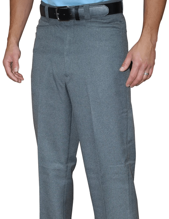 Smitty BBS377 Heather Grey Flat Front Combo Pants Ump Junk