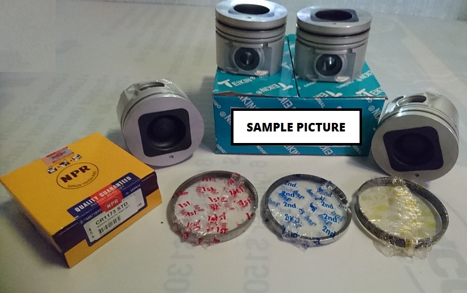 Ford PD Courier 2.5 Litre Diesel Engine WL PISTON AND RING SET