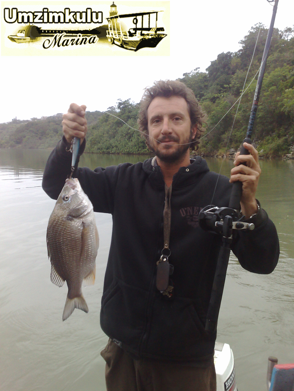 This outsized perch took a huge lure meant for kob