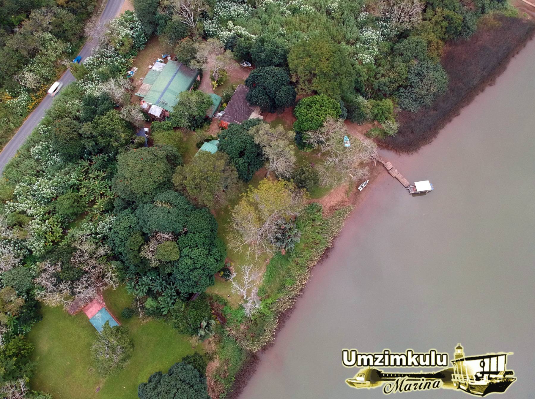 Umzimkulu Estuary by Aerial Wizard