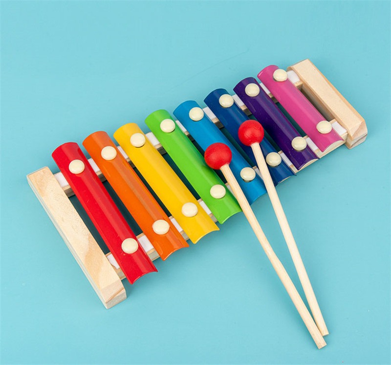 Xylophone en bois et métal à 8 notes Un petit génie