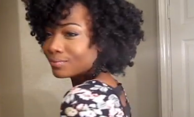 flat twist out on medium length hair (video) - UNRULY