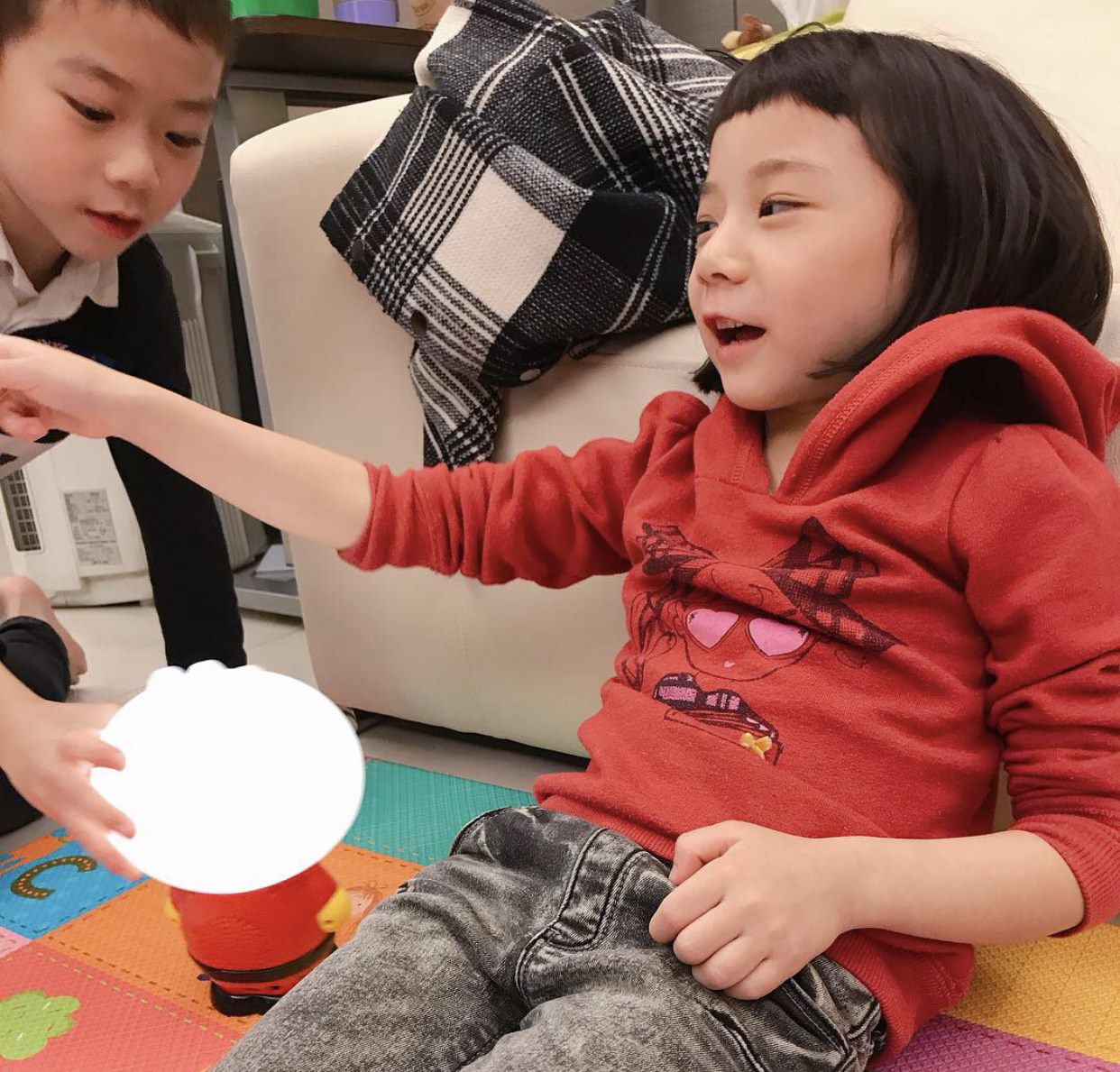 孩子們的搬家後