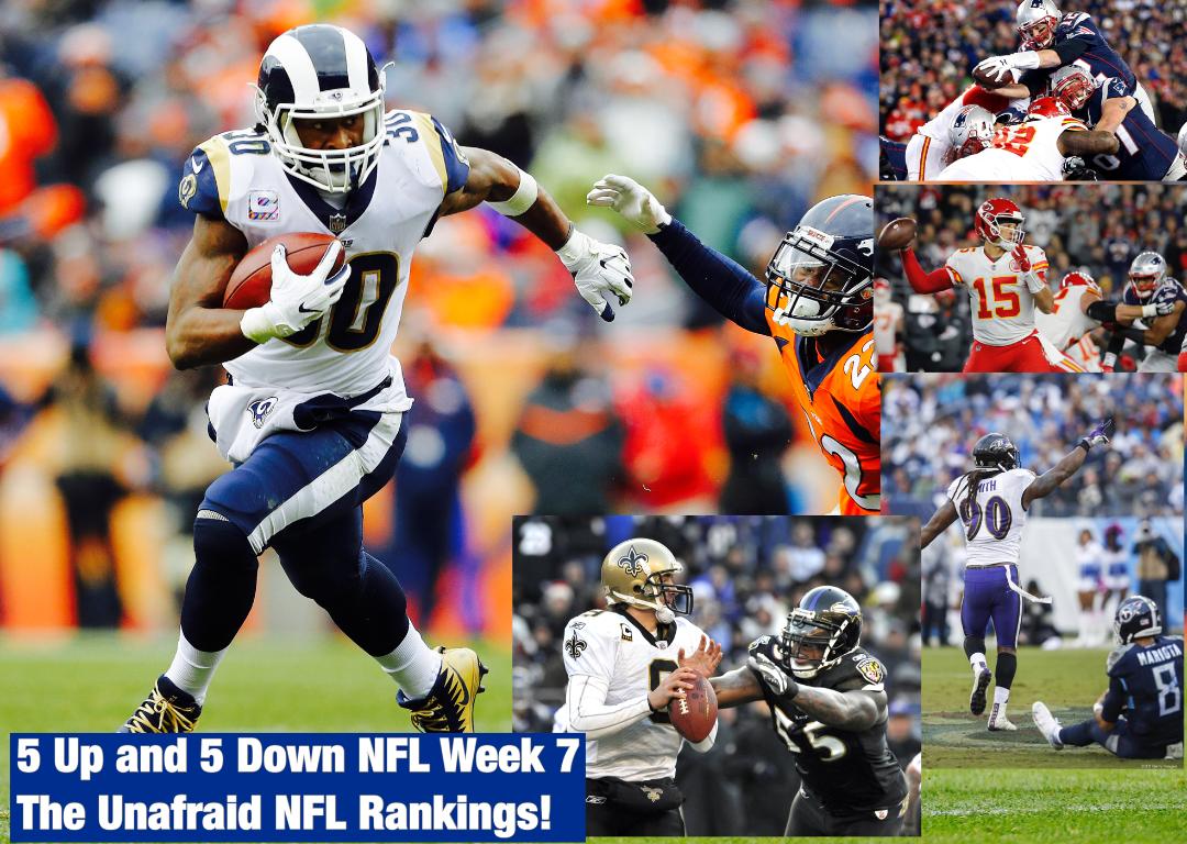 Five Up Five Down The 5 Best and 5 Worst NFL Teams Week Seven