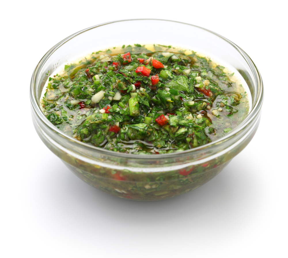 Receta de chimichurri argentino