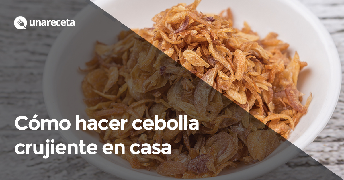 Receta de cebolla caramelizada crujiente