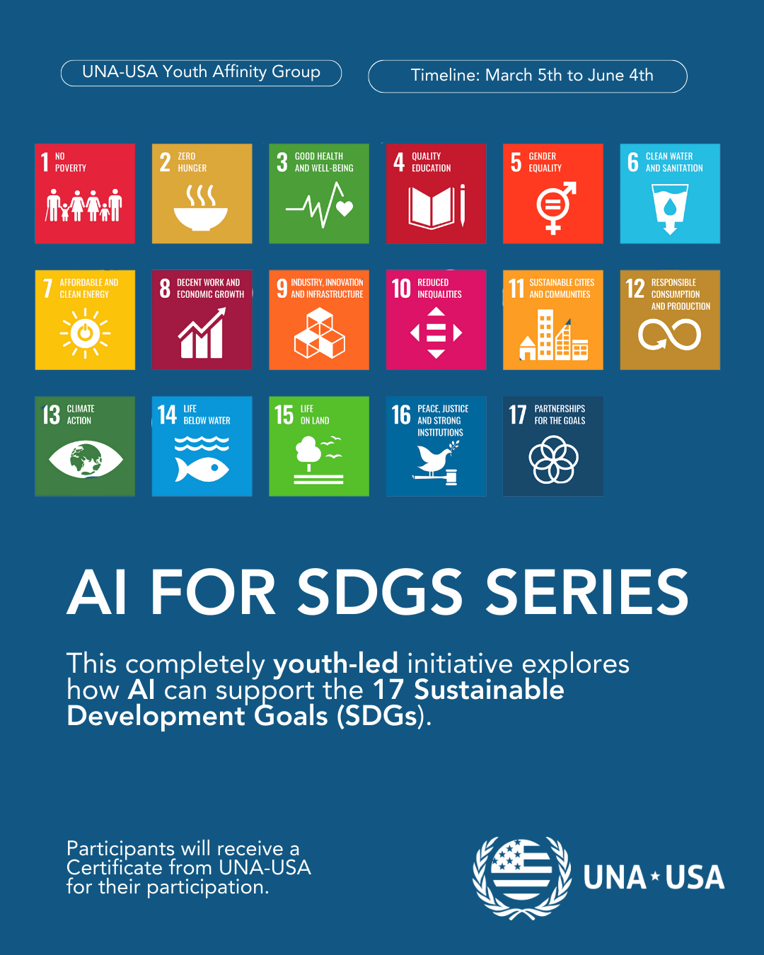 AI for SDGs Series UNAUSA AI for SDGs Series UNAUSA