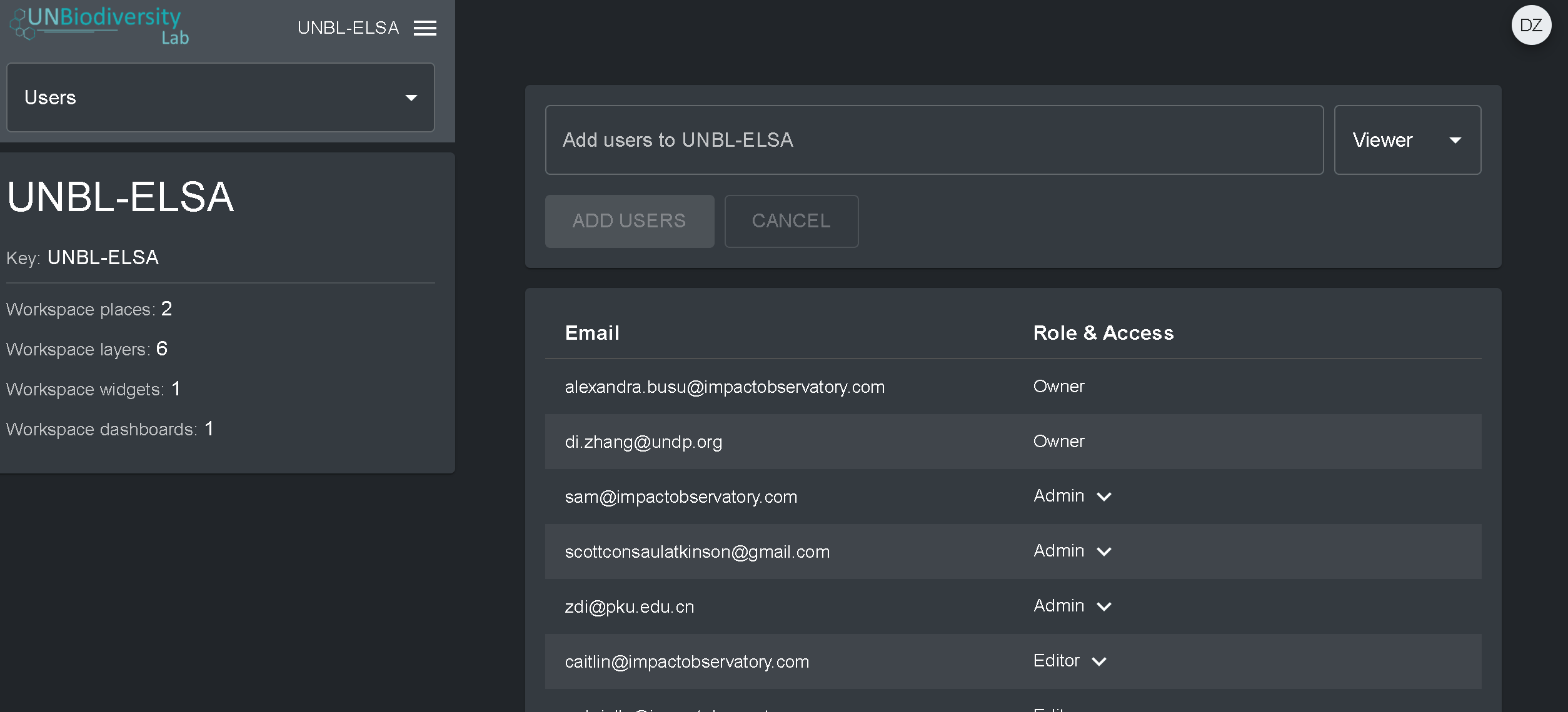 Support – UN Biodiversity Lab