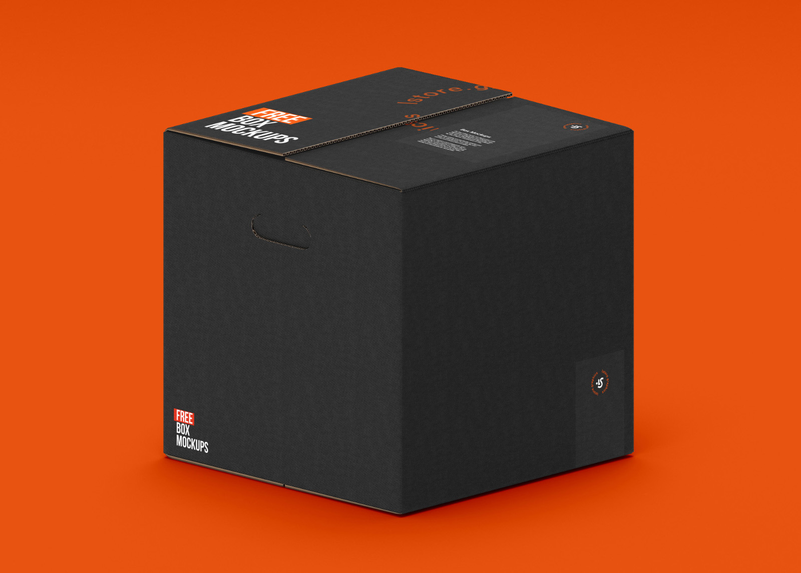 7 Free Box Mockups PSD