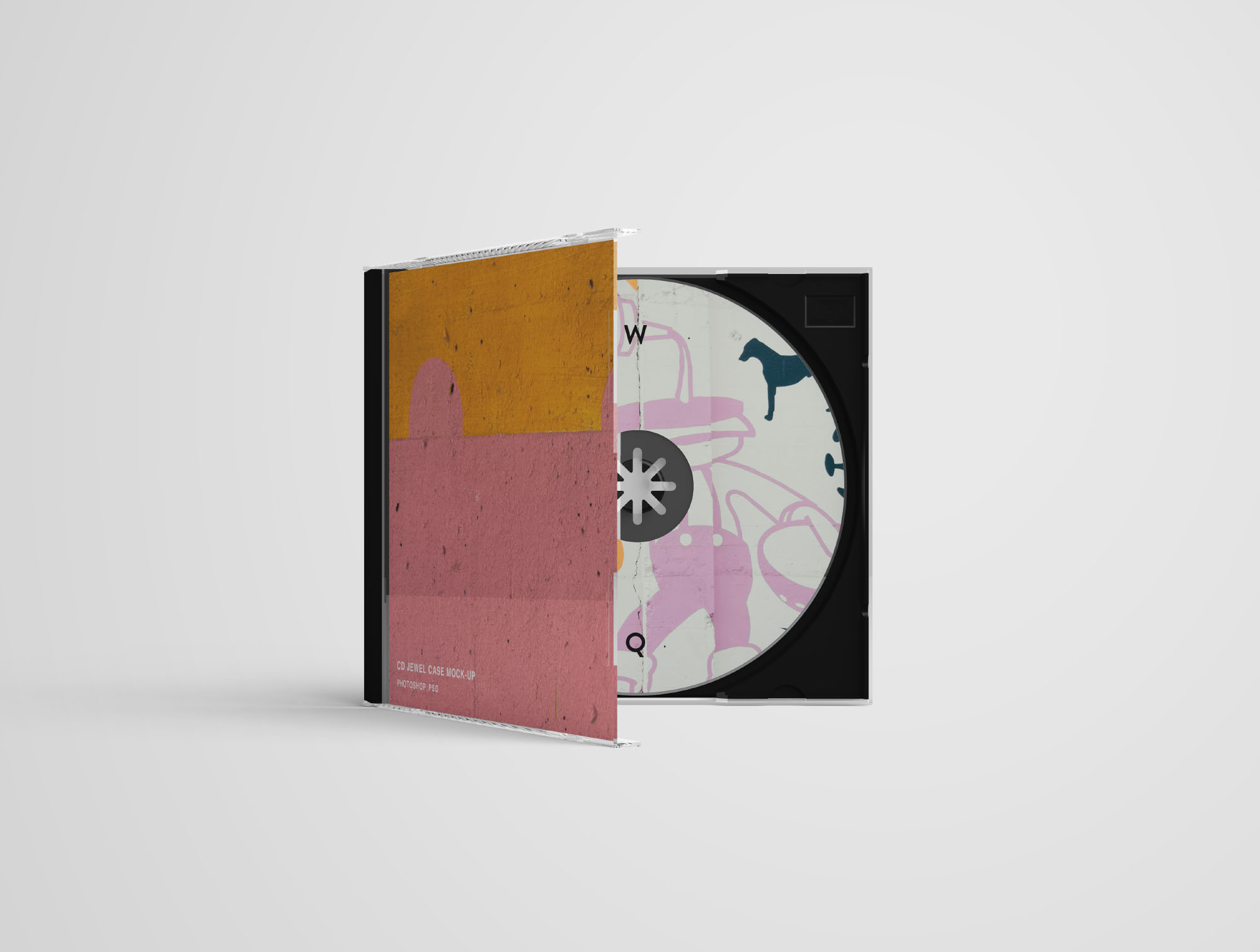 7 Free CD Jewel Case Mockup (PSD)