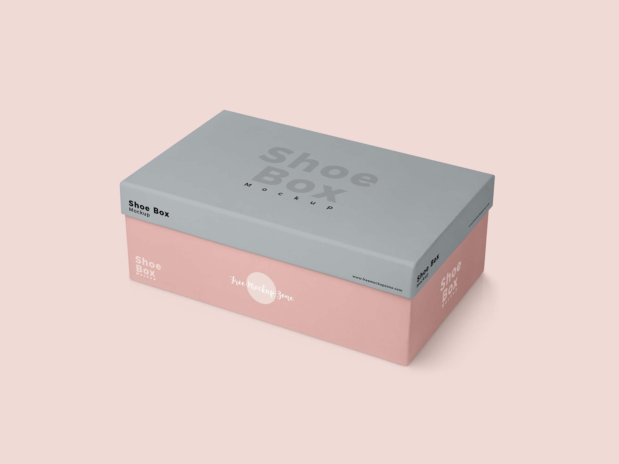 Shoe Box Package Mockup (PSD)