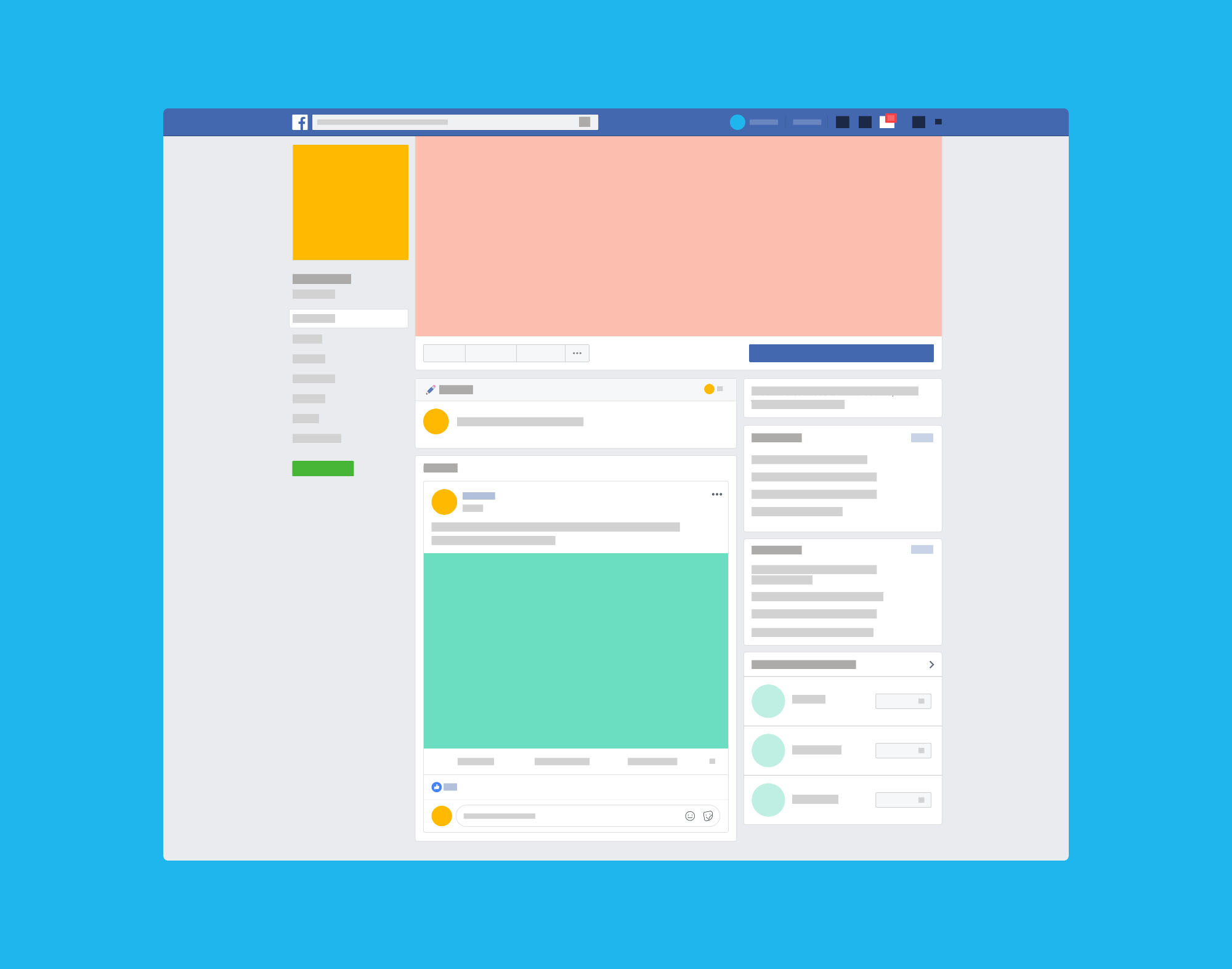 Free Facebook Page Mockup (PSD)