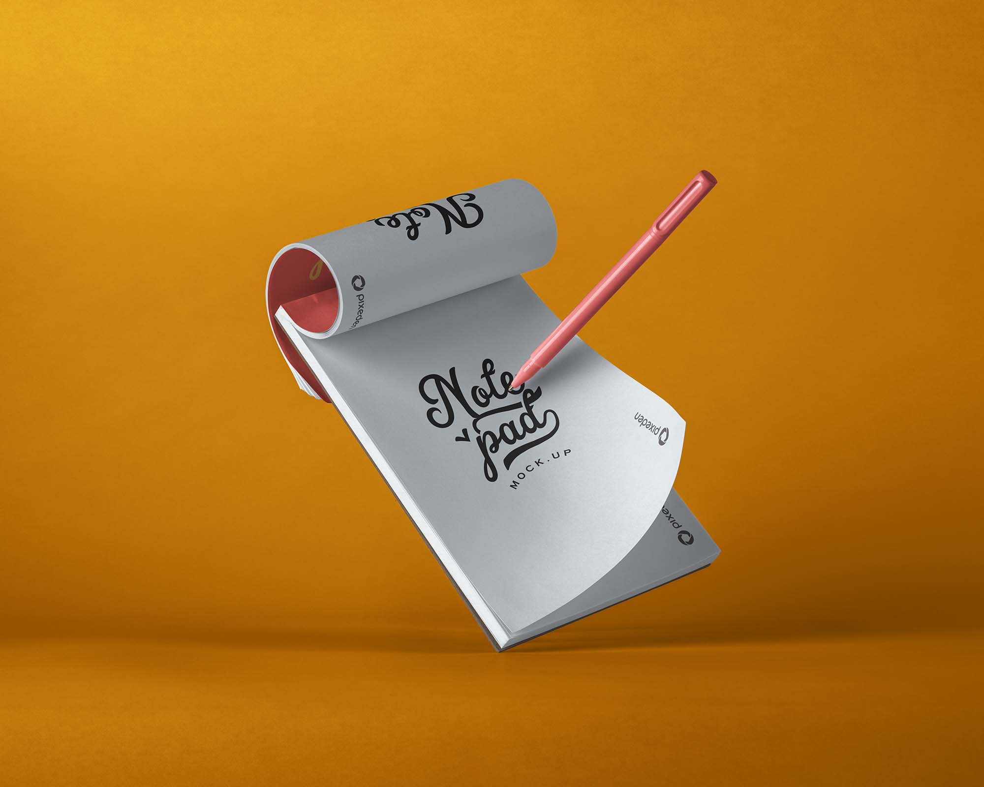 Free Notepad Mockup (PSD)