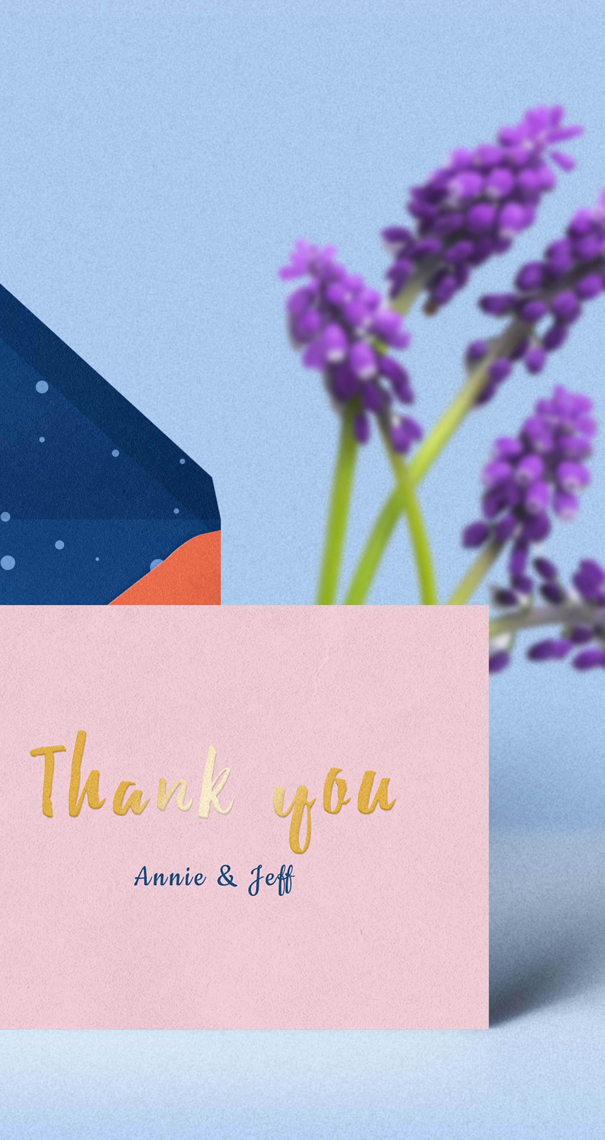 Free Thank You Card & Envelope Mockup (PSD)