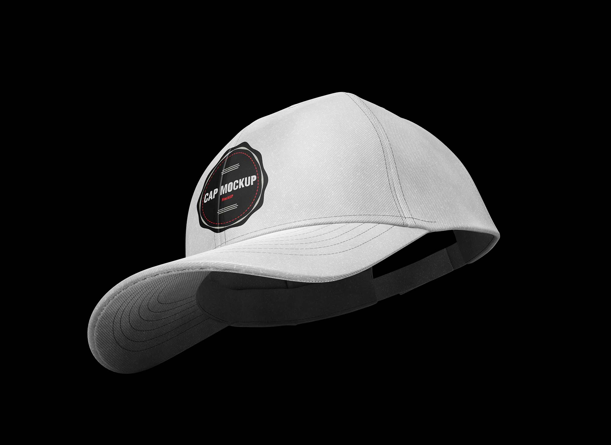Simple Realistic Cap Mockup (PSD)